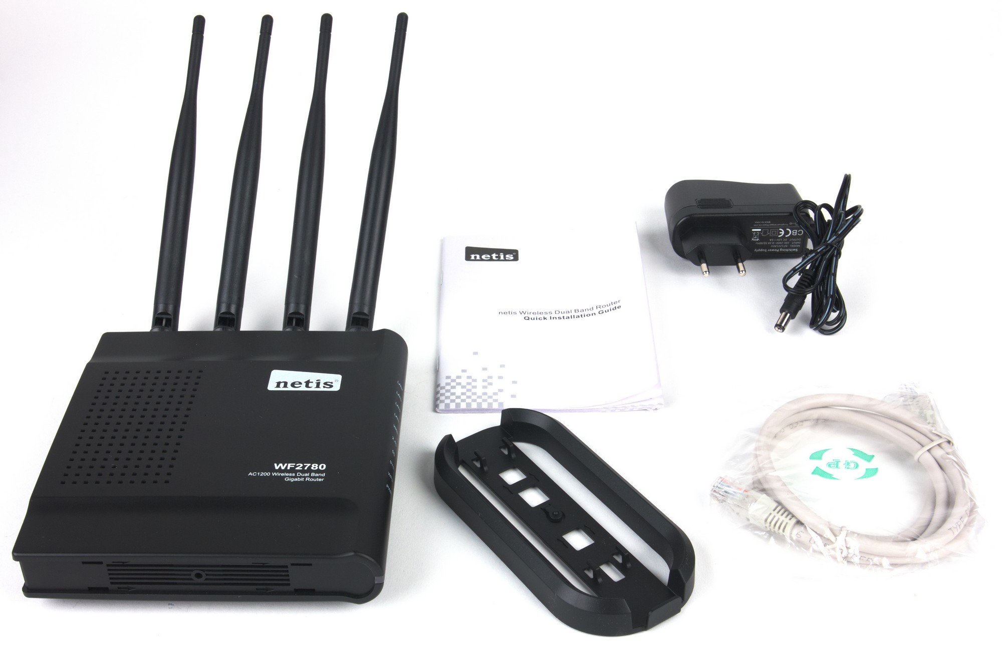 Bekijk afbeelding 3 van Netis WF2780 router: 4PSW, 1200Mbps, Gigabit